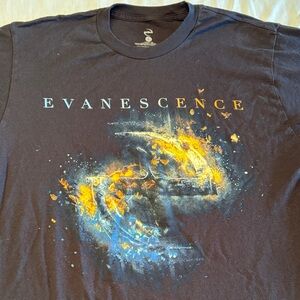 Evanescence Black Band T-shirt , L , $15